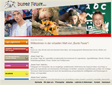 Tablet Screenshot of buntefeuer.de